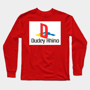 Dudey Rhino PlayStation Long Sleeve T-Shirt